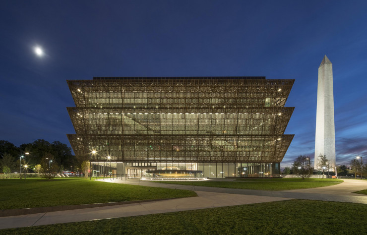 Achevé en 2016, le musée national de l’Histoire et de la Culture africaine-américaine conçu par David Adjaye.