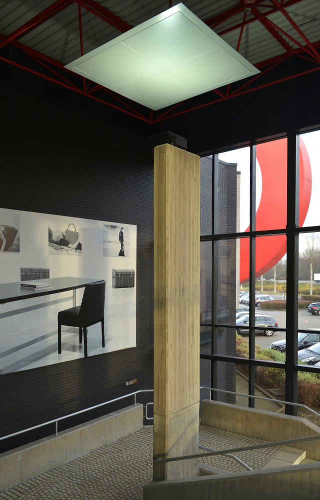 Le showroom de l'usine Bulo accueille depuis un an les équipes commerciales et de design.