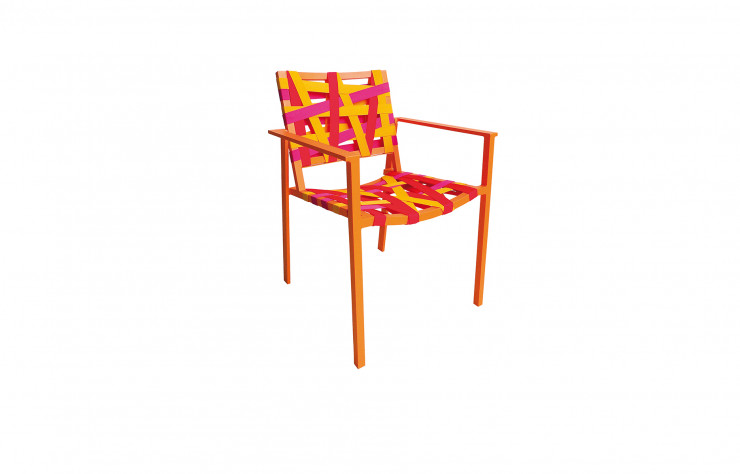 Premier chapitre de la collaboration Sifas-Ruiz de la Prada, du mobilier qui requalifie l’espace, outdoor, indoor, avec le fauteuil Pheniks.