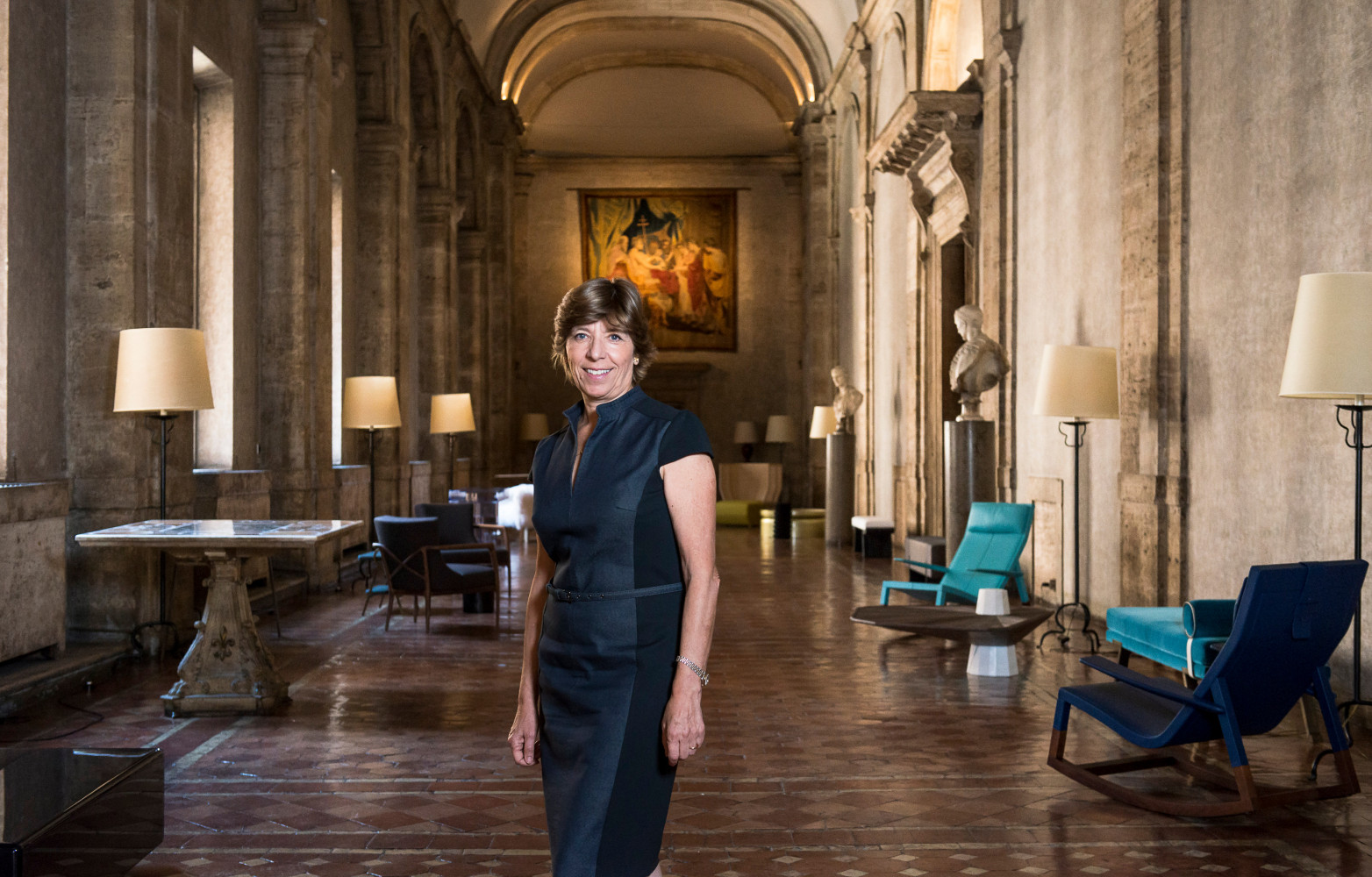 Catherine Colonna, ambassadrice de France en Italie, est à l'initiative de cette invasion de design français dans...