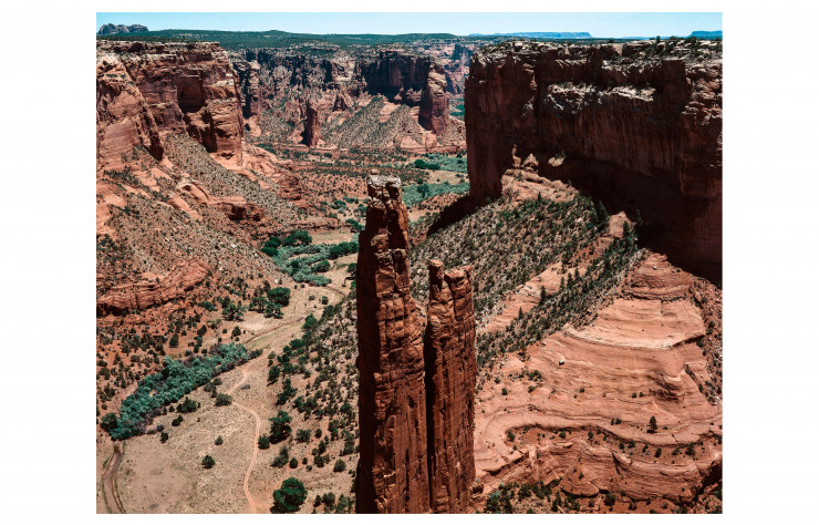 « Bataille du canyon de Chelly, janvier 1864 », canyon de Chelly, Arizona, USA (2014), de Yan Morvan.