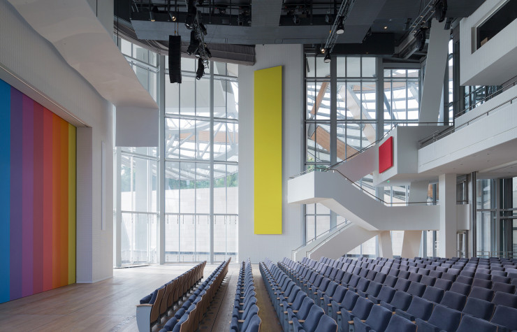 L’auditorium de la Fondation Louis Vuitton (2014) de Frank Gehry.