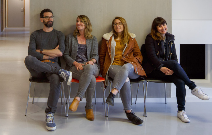 Stéphanie Durniak, Baptiste Franceschi, Marie Fade et Caroline Mangin ont créé OH!SOM en 2013 à Marseille.