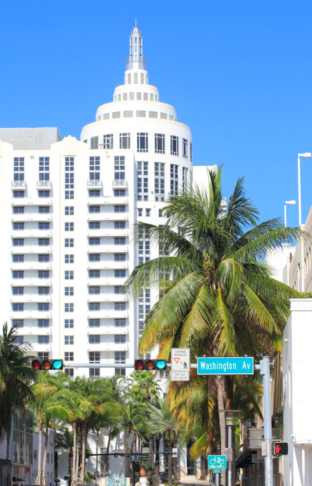 Le Loews Miami Beach Hotel, dans 16th Street, au coeur de South Beach, le quartier lifestyle par...
