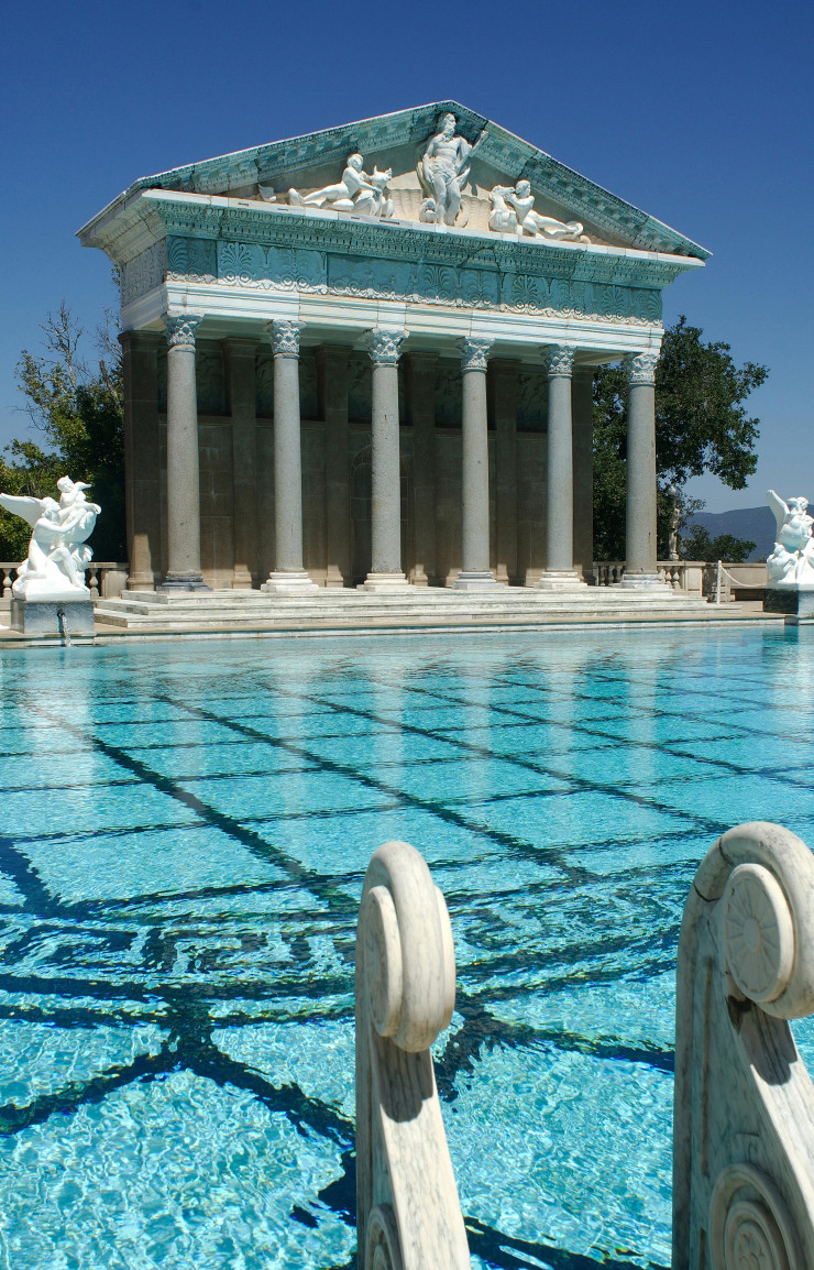 La piscine gréco-romaine de Hearst Castle, folie du magnat de la presse William Randolph Hearst