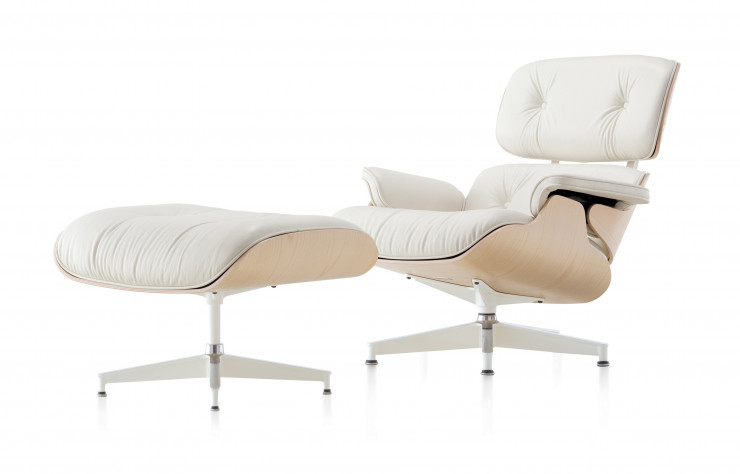La Lounge chair des Eames (Vitra), fait partie des meubles les plus copiées du catalogue Vitra.