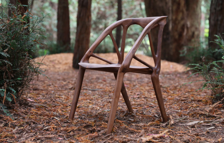 L’Elbo Chair, le tout premier meuble développé par le géant du logiciel 3D Autodesk avec l’appui de son intelligence artificielle.