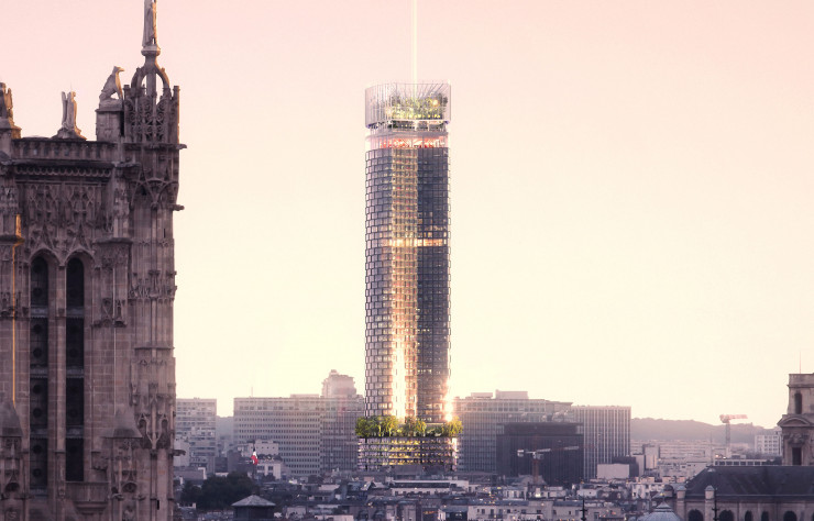 Le nouveau visage de la tour Montparnasse par Nouvelle AOM.