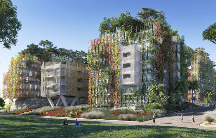 Immeuble de logements et de commerces Le Ray, Nice (livraison prévue pour 2019).