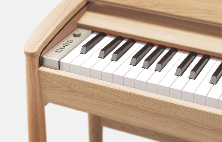 Le clavier au toucher étudié pour se rapprocher de celui d’un piano acoustique.