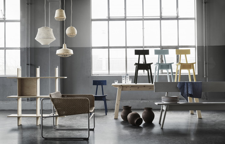 La collection Industriell de Piet Hein Eek au grand complet (IKEA).