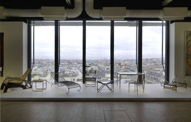 Vue de l’exposition UAM, Une Aventure Moderne » au Centre Pompidou.