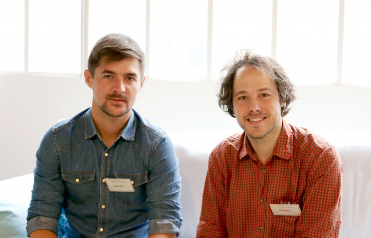 Le designer Thomas Merlin et Florian Dasras, président du fabricant Dasras.