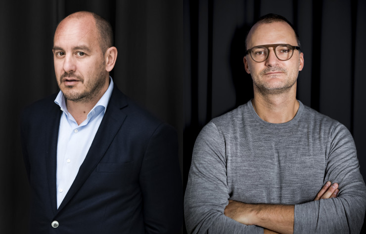 A gauche, Luis Laplace, cofondateur de l’agence d’architecture qui porte son nom. A droite, Christophe Comoy, en charge de la gestion et de l’interface entre les commanditaires et les fournisseurs .