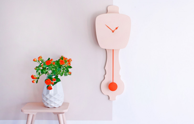 Horloge « Kloq » du designer hollandais Arjan Ros.