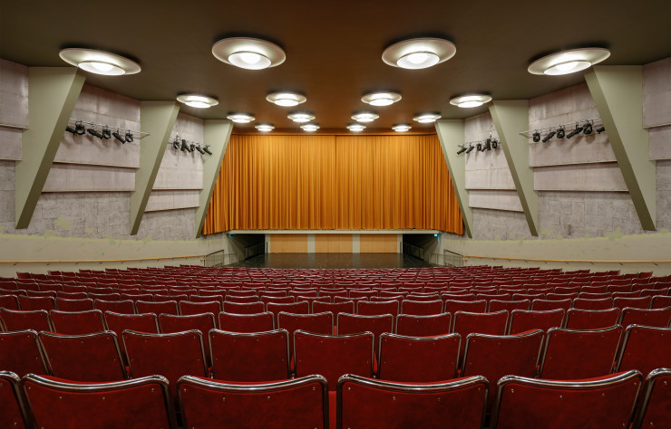 Le cinéma, une salle historique de Helsinki, a été restauré et pleinement intégré au projet.