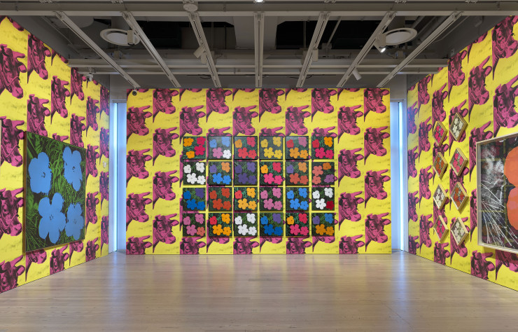 Vue de l’exposition « Andy Warhol— From A to B and Back Again » présentée jusqu’au 31 mars 2019 au Whitney Museum.