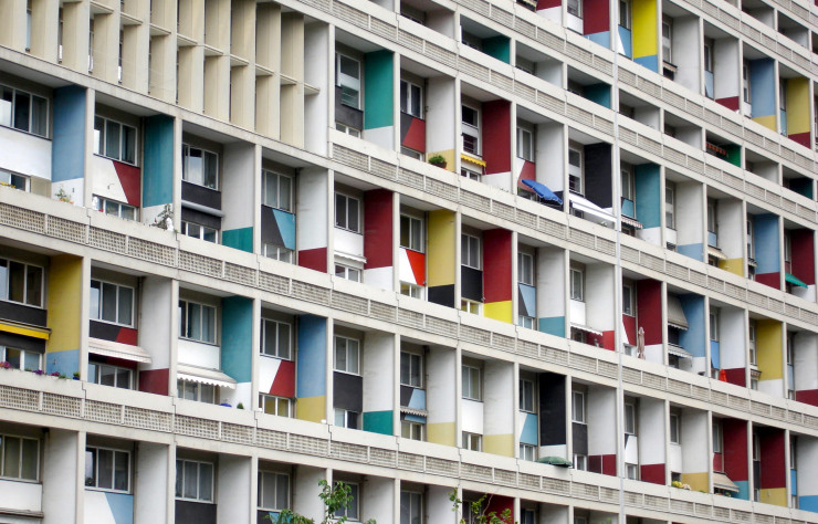 L’unité d’habitation berlinoise, reniée par Le Corbusier.