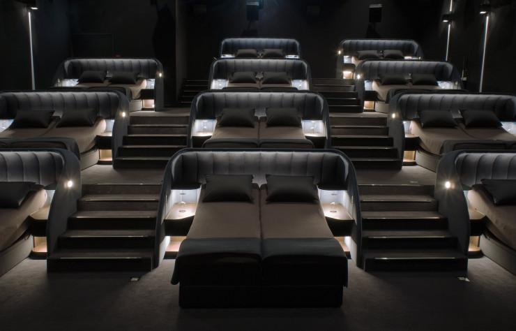 Voué à offrir une expérience haut de gamme, le cinéma Pathé de Zurich peut désormais s’enorgueillir de la salle VIP Bed.