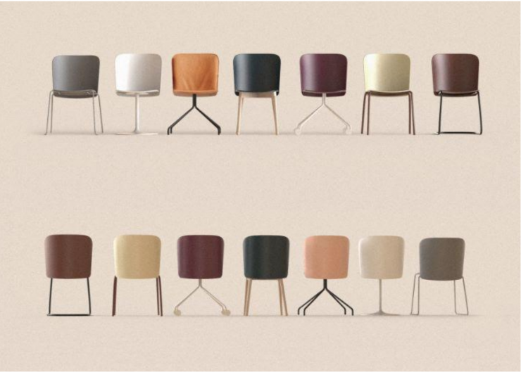 Les chaises Supra de Note Design Studio (2019, Ondarreta).