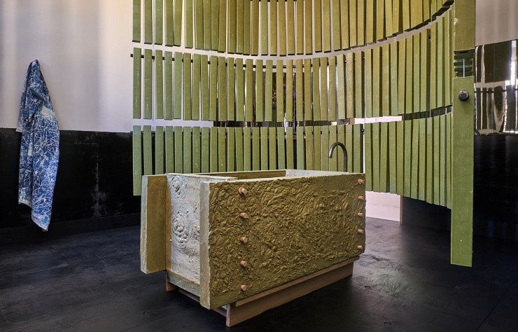 La salle de bains en savon de Céline Thibault et Géraud Pellottiero, lauréats du concours d’architecture intérieur de Toulon 2019.