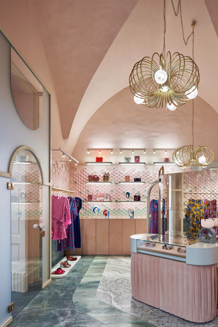 The Pink Closet, la nouvelle boutique de mode du Palazzo Avino, un hôtel de Ravello, vient d’ouvrir.