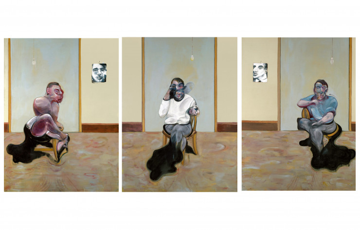 Three Portraits – Posthumous of George Dyer ; Self-Portrait ; Portrait of Lucian Freud (1973).
