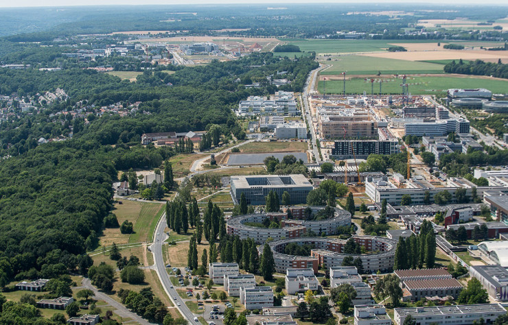 Le Campus de Paris-Saclay s’étend sur environ 77 km2.