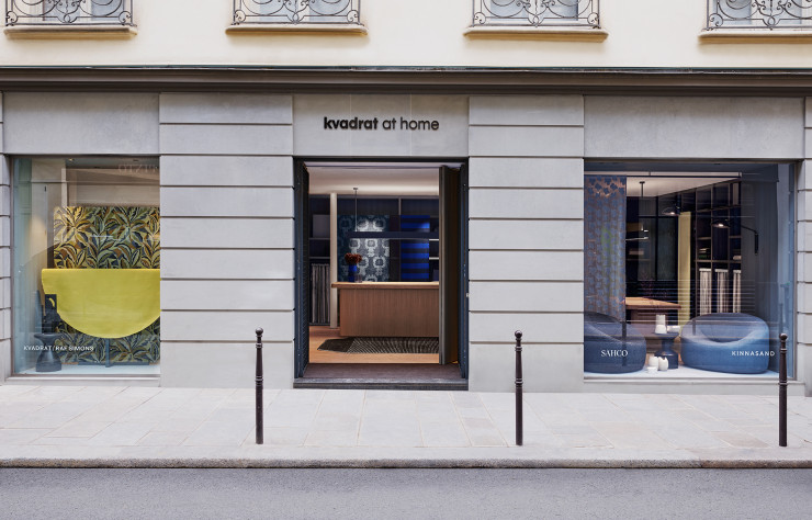 Kvadrat a choisi le deuxième arrondissement parisien pour dévoiler son nouveau concept de showroom.