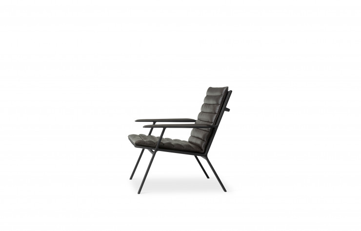 Vipp lounge chair, une esthétique industriel mais un confort optimal.