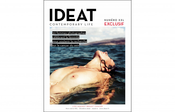 La couverture du numéro spécial d’IDEAT consacré à la lutte contre le cancer du sein.