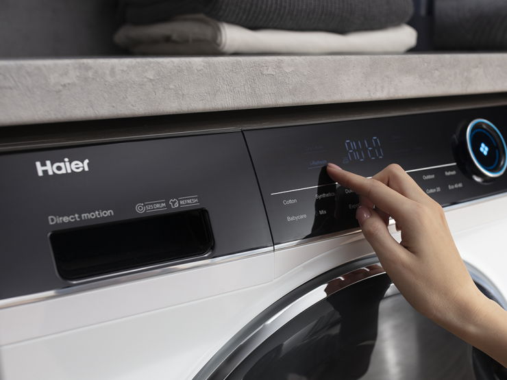 La fonction I-Time permet de contrôler son lave-linge du bout des doigts.