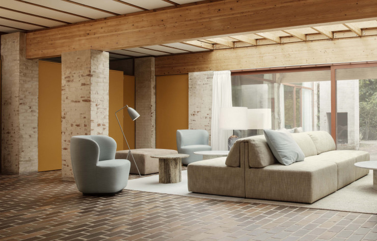Le Wonder Sofa, un système de canapés modulables signé Space Copenhagen pour Gubi.