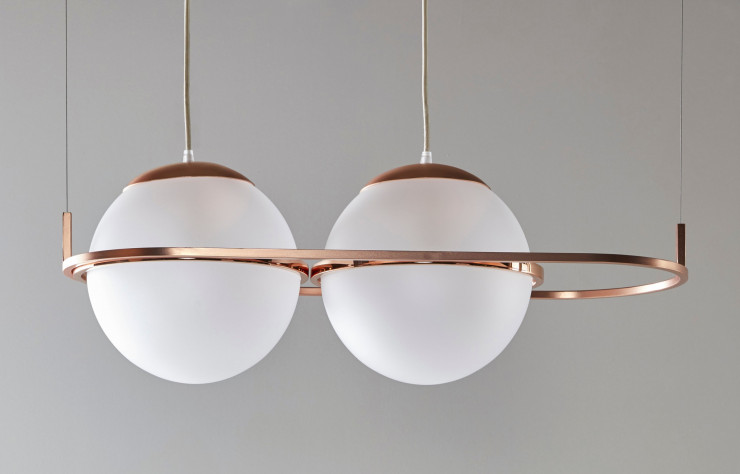 Déco Lamp, conçue pour Mingardo et présentée lors de la Milan Design Week 2018.