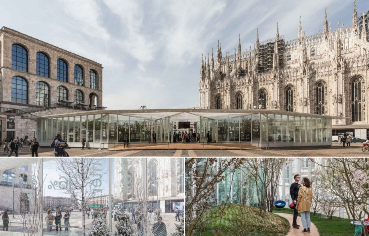 Avec le pavillon « Nature vivante » posé à côté du Duomo de Milan, le studio de Carlo Ratti explorait dès 2018 la relation nature-ville. Un travail initié avec « Green & the Grey » à l’EDIT Expo de Toronto en septembre 2017.