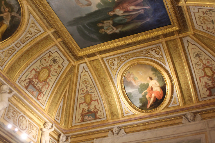 Le plafond de la Galerie Borghese.