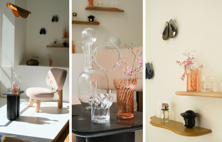 La quatrième gamme d’objets et de mobiliers de Margaux Keller, baptisée « Paradis perdus », présentée à la Maison Archik Paris au printemps 2021.