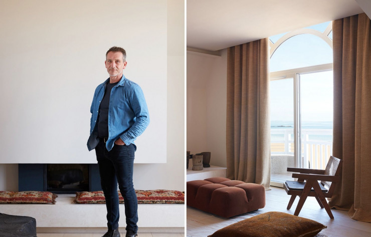 Le credo de Christophe Bachmann, l’architecte dinardais qui s’est chargé du réaménagement de cet appartement à Saint-Malo : conserver l’âme du lieu tout en insufflant une identité contemporaine.