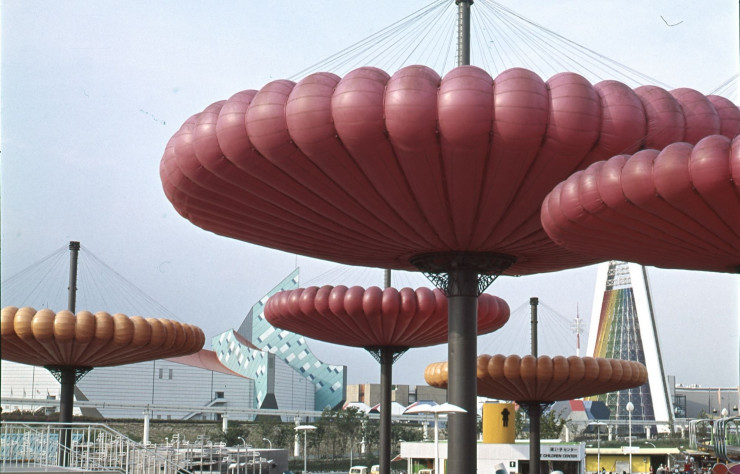 Le « Mushballoon » à L’Exposition Universelle d’Osaka (Japon) en 1970.