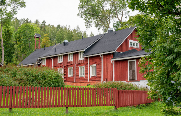 Les maisons du quartier de Lahti permettent de s’immerger dans le style de vue finlandais.