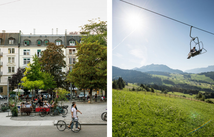 Les espaces verts de Zurich sont des atouts primordiaux pour la ville.