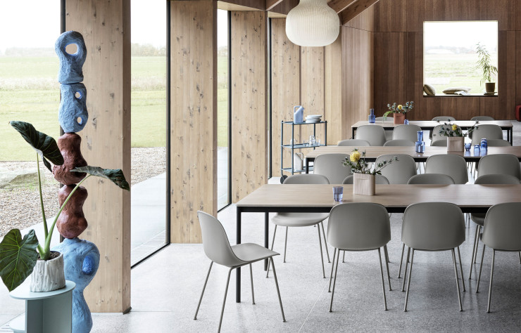 La collection «Fiber Chair» conçue par l’éditeur de mobilier, Muuto.