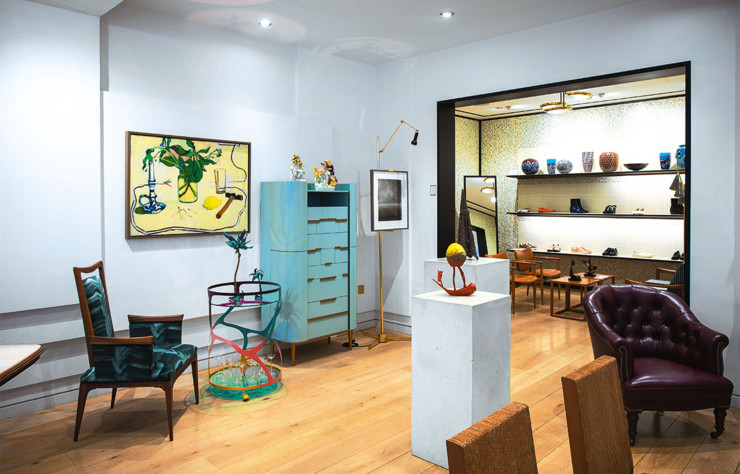 The Paul Smith store in Mayfair combines fashion, designer furniture and artwork.