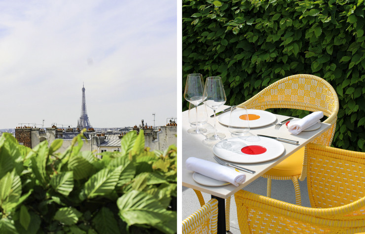 Le Cheval Blanc inaugure lui aussi sa nouvelle terrasse parisienne.