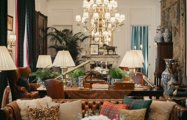 Ralph Lauren opened the doors of his Milanese palazzo for the first time during Milan Design Week 2022.