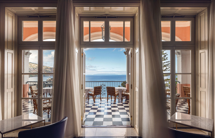Le Reid’s Palace et sa sublime vue sur la mer méditerranéenne.