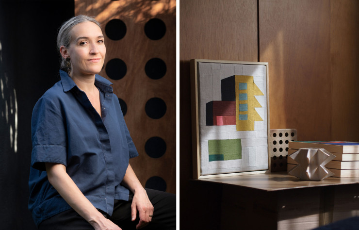 Christelle Bardet est la fondatrice de la marque Jacques, qui a fait du textile de maison inspiré par les mouvements modernes en architecture, en design et en art, sa spécialité.